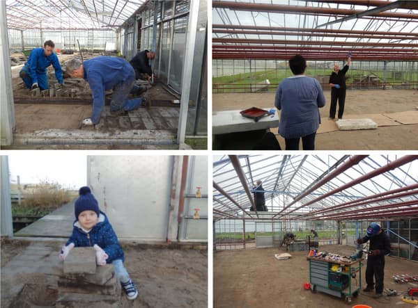 compilatie schilderen en tegels legen